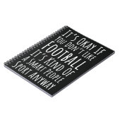 Carnet Drôle Cadeaux D'Automne Pour Les Ventilateurs De F (Côté gauche)