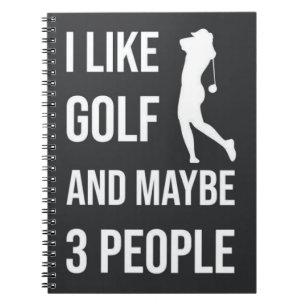 Carnet Drôle Cadeaux De Golf Pour Femmes Humour De Sport