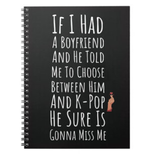 Carnet Drôle Cadeaux Kpop Pour Filles Ados Femmes