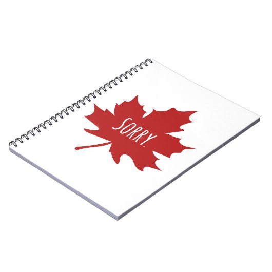 Carnet Drôle Canadien (Côté gauche)