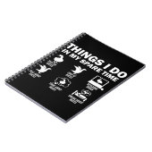 Carnet Drôle Canard 6 Que Je Fais Dans Mon Temps De Secou (Côté gauche)