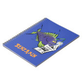 Carnet Drôle caricature de poisson de pêcheur (Côté gauche)