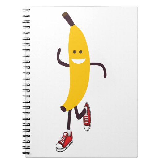 Carnet Drôle Cartoon à la banane (Devant)