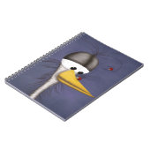 Carnet Drôle Cartoon Egret (Côté gauche)