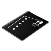 Carnet Drôle Chef Costume Boucher Cuisine Cuisine (Côté gauche)