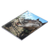 Carnet Drôle Cheval brun visage (Côté gauche)