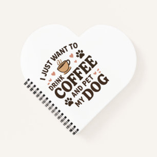 Carnet Drôle chien amoureux Mug Chien Maman Chien Papa