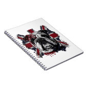 Carnet Drôle chien anglais (Côté Droit)