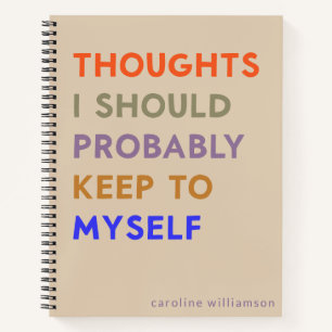 Carnet Drôle Citation Relatable Vent Thoughts Personnalis
