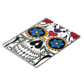 Carnet Drôle crâne floral (Côté gauche)