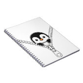 Carnet Drôle de coup d'œil de pingouin (Côté Droit)