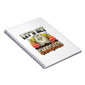 Carnet Drôle de Halloween Casse-gueule Cimetière Design (Côté Droit)