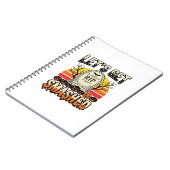 Carnet Drôle de Halloween Casse-gueule Cimetière Design (Côté gauche)