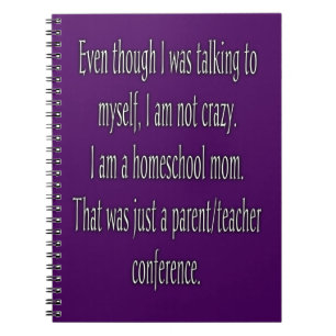 Carnet drôle de maman de Homeschool