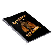 Carnet Drôle de motivation de course de Bigfoot (Côté Droit)