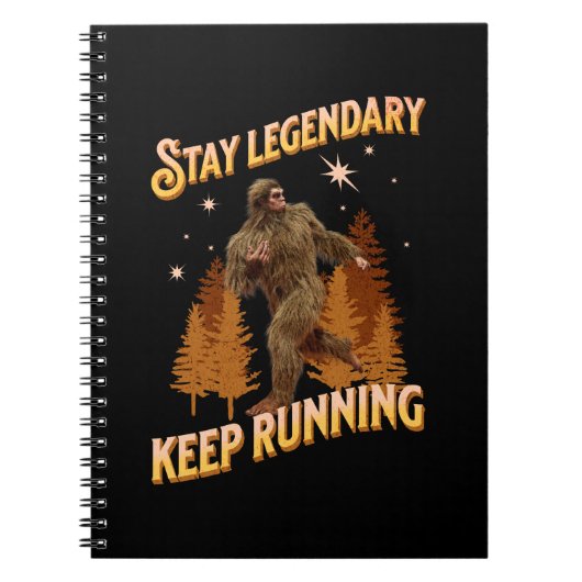 Carnet Drôle de motivation de course de Bigfoot (Devant)