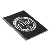 Carnet drôle de retraite 2024 (Côté Droit)