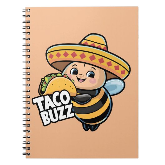 Carnet Drôle de Taco Buzz Bumble Bee (Devant)