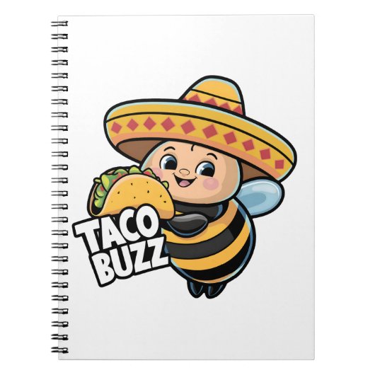 Carnet Drôle de Taco Buzz Bumble Bee (Devant)