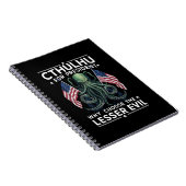 Carnet Drôle d'élection 2024 Cthulhu pour président (Côté Droit)