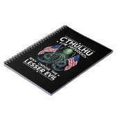 Carnet Drôle d'élection 2024 Cthulhu pour président (Côté gauche)