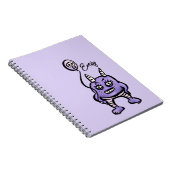 Carnet Drôle démon mauve mou Whimsigoth Nom (Côté Droit)