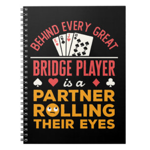 Carnet Drôle derrière chaque grand partenaire de Bridge