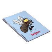 Carnet Drôle dessin animé d'insecte de la mouche à cheval (Côté Droit)