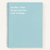 Carnet Drôle Devis De Bureau Doodles Je Drew (Devant)