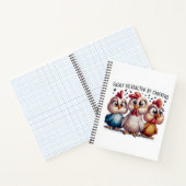 Carnet Drôle Distrait Par Les Poules (Intérieur)