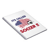 Carnet Drôle drapeau américain son appelé SOCCER pas FOOT (Côté Droit)