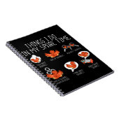 Carnet Drôle Écureuil Lover Cadeau femmes Équireauches (Côté Droit)