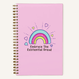 Carnet Drôle Embrassez la terreur existentielle
