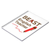 Carnet Drôle et fou, bête ou meilleur professeur d'anglai (Côté gauche)