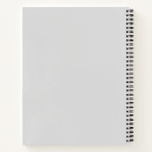 Carnet Drôle Gray Cat Popping à travers l'illusion du pap (Dos)
