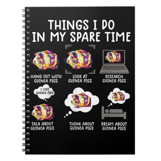 Carnet Drôle Guinéen Cochon Que Je Fais Dans Mon Temps Li (Devant)