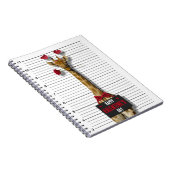 Carnet Drôle Heureuse Sainte-Valentin Mugshot Guilty Gira (Côté Droit)