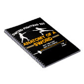 Carnet Drôle Humour d'escrime Séquence de sport (Côté Droit)
