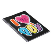 Carnet Drôle I Love The 90's, 1990's Theme Party (Côté Droit)