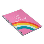 Carnet Drôle Je suis très important (Côté Droit)