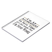 Carnet Drôle Je Suis Un Comptable Pour Économiser Du Temp (Côté gauche)