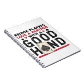 Carnet Drôle Joueur de pont partenaire Bonne main (Côté Droit)