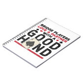 Carnet Drôle Joueur de pont partenaire Bonne main (Côté gauche)