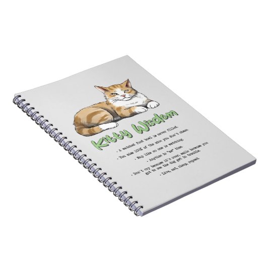 Carnet Drôle Kitty sagesse (Côté Droit)