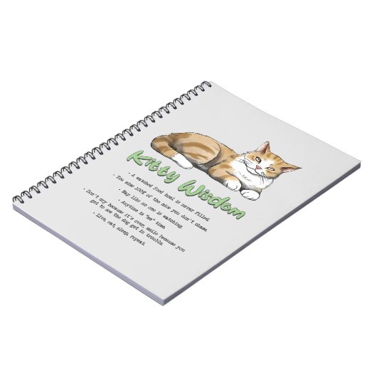 Carnet Drôle Kitty sagesse (Côté gauche)