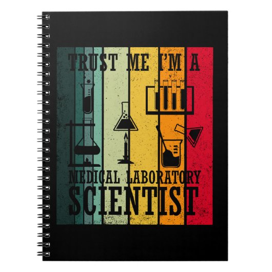 Carnet Drôle laboratoire médical technologue humour (Devant)