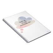 Carnet Drôle Laisse-Moi Surpenser Ce Nuage Pastel (Côté Droit)