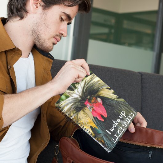 Carnet Drôle Mauvais Cheveux Poulet Photo Mème