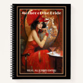 Carnet Drôle Mère de la mariée Retro (Devant)