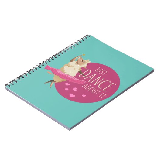 Carnet Drôle Message - Juste Danse À Propos 1 (Côté gauche)